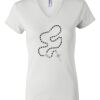 Women's Short Sleeve V-Neck T-Shirt Thumbnail