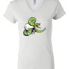 Women's Short Sleeve V-Neck T-Shirt Thumbnail