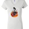 Women's Short Sleeve V-Neck T-Shirt Thumbnail