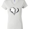 Women's Short Sleeve V-Neck T-Shirt Thumbnail