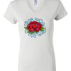 Women's Short Sleeve V-Neck T-Shirt Thumbnail