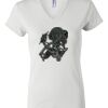 Women's Short Sleeve V-Neck T-Shirt Thumbnail