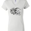 Women's Short Sleeve V-Neck T-Shirt Thumbnail