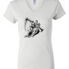 Women's Short Sleeve V-Neck T-Shirt Thumbnail