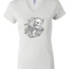 Women's Short Sleeve V-Neck T-Shirt Thumbnail