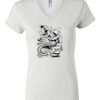 Women's Short Sleeve V-Neck T-Shirt Thumbnail