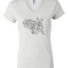 Women's Short Sleeve V-Neck T-Shirt Thumbnail