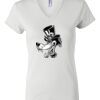 Women's Short Sleeve V-Neck T-Shirt Thumbnail