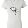 Women's Short Sleeve V-Neck T-Shirt Thumbnail