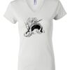 Women's Short Sleeve V-Neck T-Shirt Thumbnail