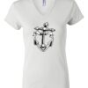 Women's Short Sleeve V-Neck T-Shirt Thumbnail