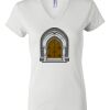 Women's Short Sleeve V-Neck T-Shirt Thumbnail