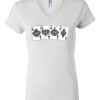 Women's Short Sleeve V-Neck T-Shirt Thumbnail