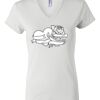 Women's Short Sleeve V-Neck T-Shirt Thumbnail