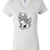 Women's Short Sleeve V-Neck T-Shirt Thumbnail