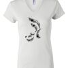 Women's Short Sleeve V-Neck T-Shirt Thumbnail