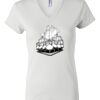 Women's Short Sleeve V-Neck T-Shirt Thumbnail