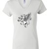 Women's Short Sleeve V-Neck T-Shirt Thumbnail