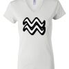 Women's Short Sleeve V-Neck T-Shirt Thumbnail