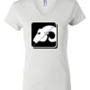 Women's Short Sleeve V-Neck T-Shirt Thumbnail