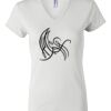 Women's Short Sleeve V-Neck T-Shirt Thumbnail