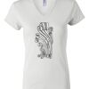 Women's Short Sleeve V-Neck T-Shirt Thumbnail