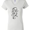 Women's Short Sleeve V-Neck T-Shirt Thumbnail