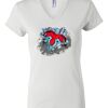 Women's Short Sleeve V-Neck T-Shirt Thumbnail