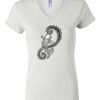 Women's Short Sleeve V-Neck T-Shirt Thumbnail