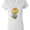 Women's Short Sleeve V-Neck T-Shirt Thumbnail