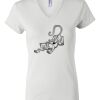 Women's Short Sleeve V-Neck T-Shirt Thumbnail