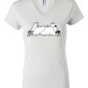 Women's Short Sleeve V-Neck T-Shirt Thumbnail