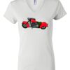 Women's Short Sleeve V-Neck T-Shirt Thumbnail