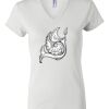 Women's Short Sleeve V-Neck T-Shirt Thumbnail