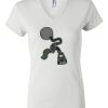 Women's Short Sleeve V-Neck T-Shirt Thumbnail