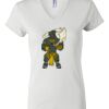 Women's Short Sleeve V-Neck T-Shirt Thumbnail