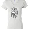 Women's Short Sleeve V-Neck T-Shirt Thumbnail