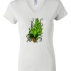 Women's Short Sleeve V-Neck T-Shirt Thumbnail