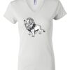 Women's Short Sleeve V-Neck T-Shirt Thumbnail