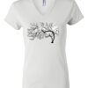 Women's Short Sleeve V-Neck T-Shirt Thumbnail