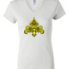 Women's Short Sleeve V-Neck T-Shirt Thumbnail