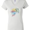 Women's Short Sleeve V-Neck T-Shirt Thumbnail