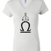 Women's Short Sleeve V-Neck T-Shirt Thumbnail