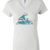 Women's Short Sleeve V-Neck T-Shirt Thumbnail