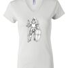 Women's Short Sleeve V-Neck T-Shirt Thumbnail