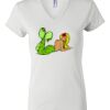 Women's Short Sleeve V-Neck T-Shirt Thumbnail