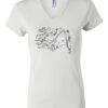 Women's Short Sleeve V-Neck T-Shirt Thumbnail