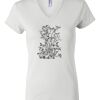 Women's Short Sleeve V-Neck T-Shirt Thumbnail