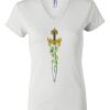 Women's Short Sleeve V-Neck T-Shirt Thumbnail