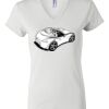 Women's Short Sleeve V-Neck T-Shirt Thumbnail